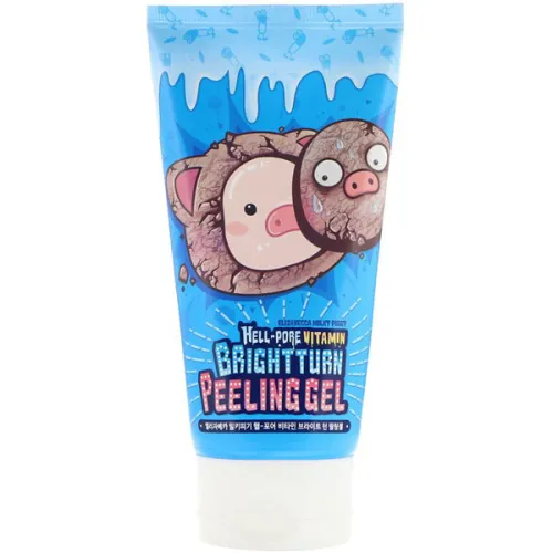 Мягкий очищающий пилинг-гель для лица Elizavecca Hell-Pore Vitamin Brightturn Peeling Gel, 150 мл.