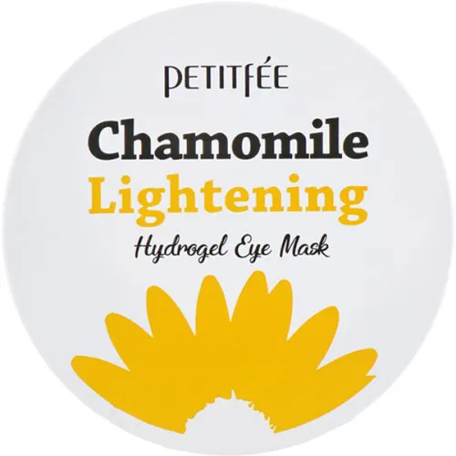 Гідрогелеві патчі для очей Petitfee Chamomile Lightening Hydrogel Eye Mask з екстрактом ромашки