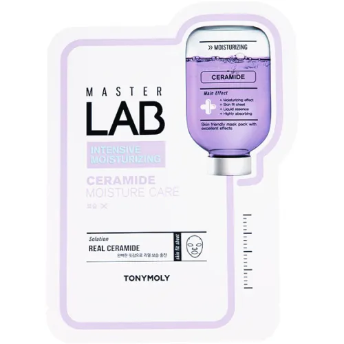 Тканинна маска для обличчя Tony Moly Master Lab Ceramide з керамідами, 19 г.