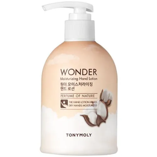 Зволожуючий лосьйон для рук Tony Moly Wonder Moisturizing Hand Lotion з ароматом бавовни, 300 мл.