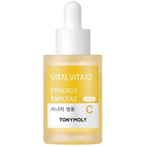 Синергитическая витаминная сыворотка для кожи лица Tony Moly Vital Vita 12 Moisture Synergy, 30 мл.