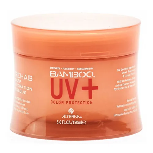 Зволожуюча маска для фарбованого волосся Alterna Bamboo UV+ Color Protection Rehab Deep Hydration Masque з екстрактом