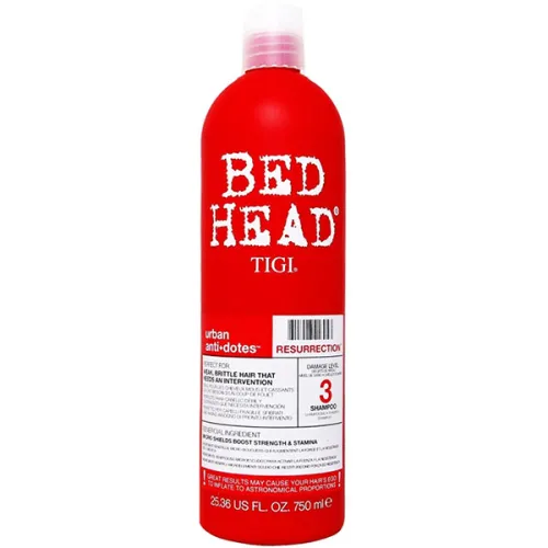Відновлюючий шампунь для слабкого ламкого волосся Tigi Bed Head Urban Antidotes Resurrection Shampoo, 750 мл.