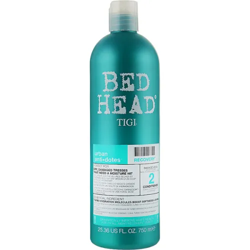 Зволожуючий кондиціонер для сухого та пошкодженого волосся Tigi Bed Head Urban Anti+dotes Recovery Conditioner, 750 мл.