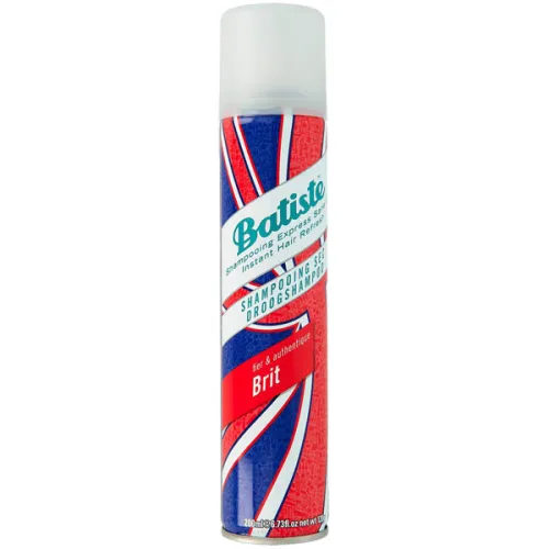 Сухой шампунь Batiste Dry Shampoo Brit Fier & Authentique с цветочным ароматом, 200 мл.