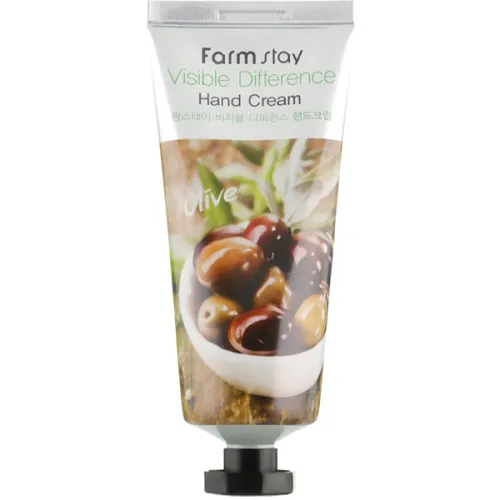 Крем для рук FarmStay Visible Difference Olive Hand Cream на основі оливи, 100 г.