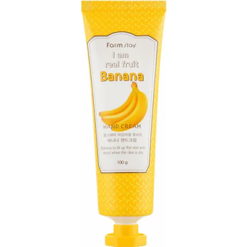 Крем для рук FarmStay I Am Real Fruit Banana Hand Cream на основі банана, 100 г.