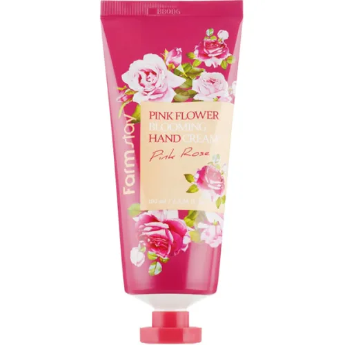 Крем для рук FarmStay Pink Flower Blooming Hand Cream на основі троянди, 100 мл.