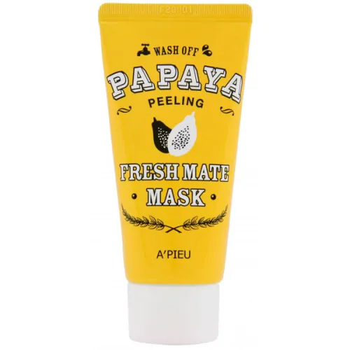 Маска-пилинг A’pieu Wash Off Papaya Peeling Fresh Mate Mask с экстрактом папайи, 50 мл.