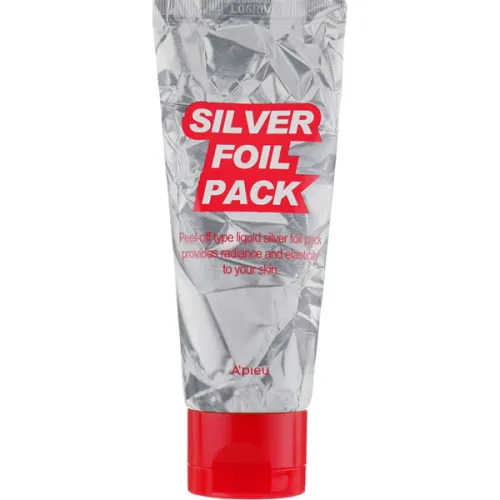 Серебряная маска-фольга для лица A’pieu Silver Foil Pack, 60 мл.