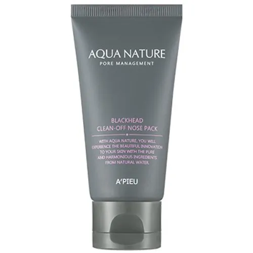 Очищающая маска-пленка для области носа от черных точек A’pieu Aqua Nature Blackhead Clean-Off Nose Pack, 50 мл.