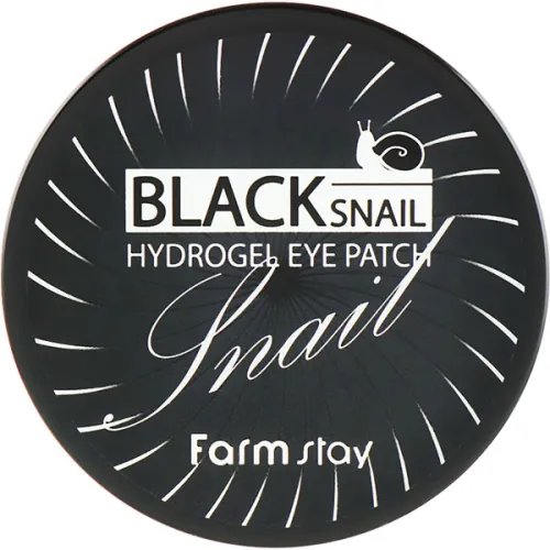 Гідрогелеві патчі FarmStay Black Snail Hydrogel Eye Patch з муцином чорного равлика