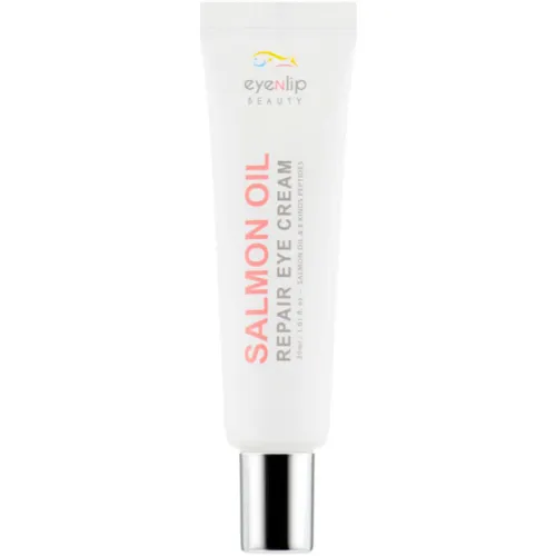 Регенеруючий крем для шкіри навколо очей Eyenlip Salmon Oil Repair Eye Cream Tube з олією лосося, 30 мл.