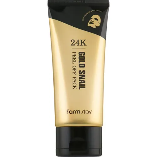 Маска-плівка FarmStay 24K Gold Snail Peel Off Pack з золотом і муцином равлика, 100 г.