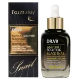 Ампульна сироватка FarmStay DR.V8 Ampoule Solution Black Snail, 30 мл. - вигляд 2