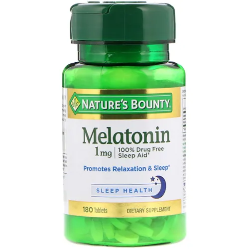 Мелатонин Nature’s Bounty Melatonin 1 mg, 1 мг.