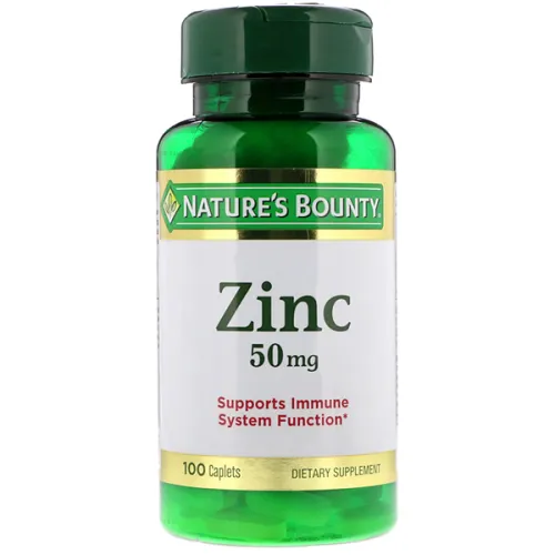 Цинк Nature’s Bounty Zinc, 50 мг.