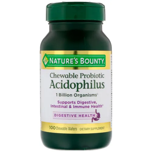 Жевательный пробиотический ацидофил Nature’s Bounty Chewable Probiotic Acidophilus 1B