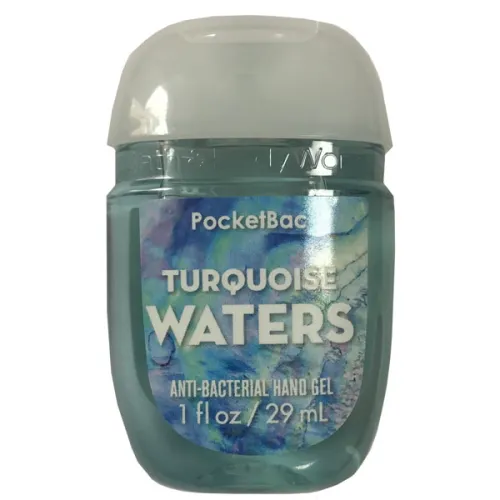 Антибактеріальний гель для рук «бергамот та лілія» Bath and Body Works Turquoise Water, 29 мл.