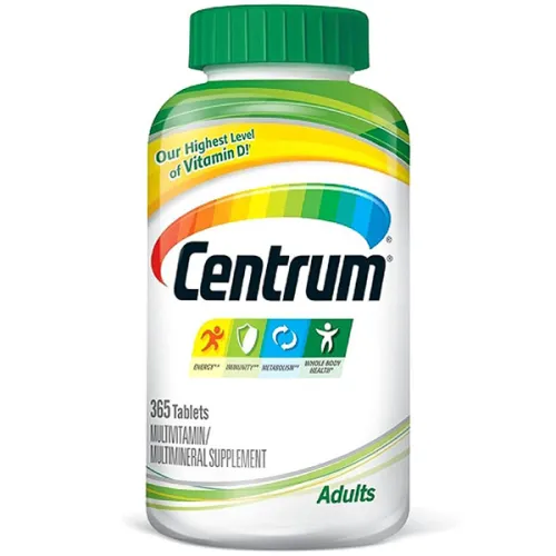 Мультивитаминный комплекс на год для взрослых до 50 лет Centrum Multivitamin Multimineral Complete Vitamin A-Z