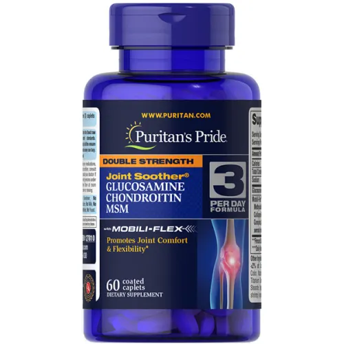 Капсулы для восстановления суставов и связок Puritan’s Pride Double Strength Glucosamine Chondroitin & MSM Joint Soother