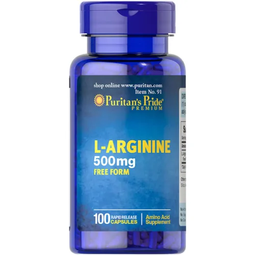 L-Аргинин Puritan’s Pride L-Arginine, 500 мг.