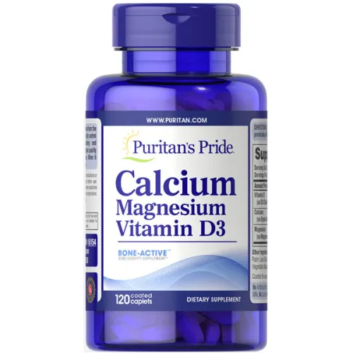 Витаминно-минеральный комплекс c D3 Puritan’s Pride Calcium Magnesium Vitamin D3