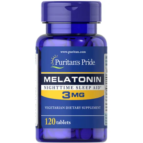 Гелевые капсулы для сна Puritan’s Pride Melatonin с мелатонином, 3 мг.