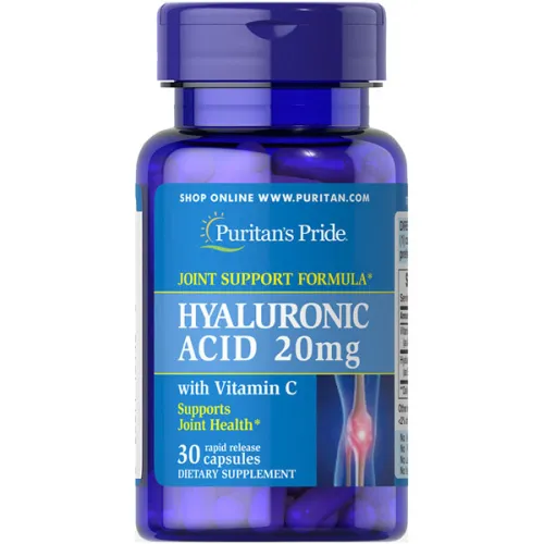 Гиалуроновая кислота Puritan’s Pride Hyaluronic Acid с витамином C, 20 мг.