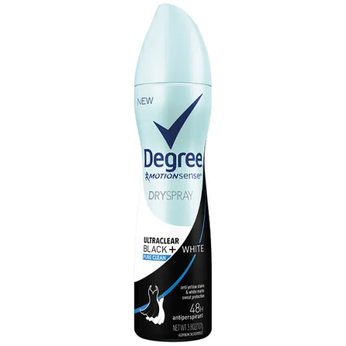 Антиперспірант для жінок «палений цукор та олія каріте» Degree Women Black and White Pure Clean UltraClear Antiperspirant