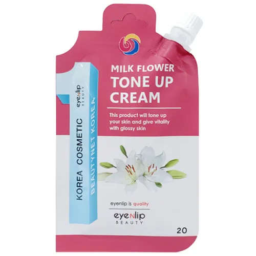 Тонирующий крем для лица Eyenlip Milk Flower Tone Up Cream, 20 г.