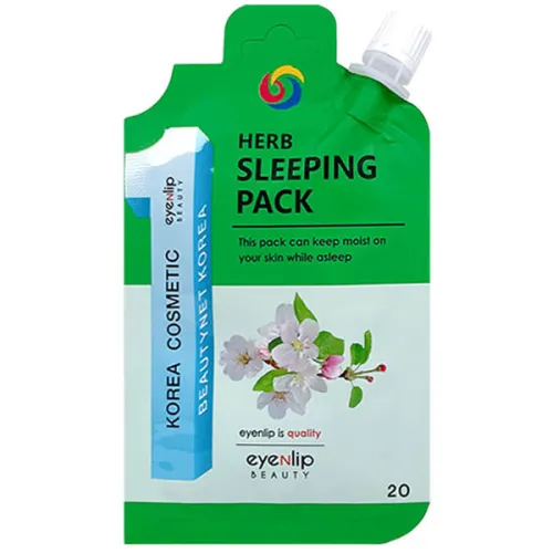 Нічна маска для обличчя Eyenlip Herb Sleeping Pack з екстрактами трав, 20 г.
