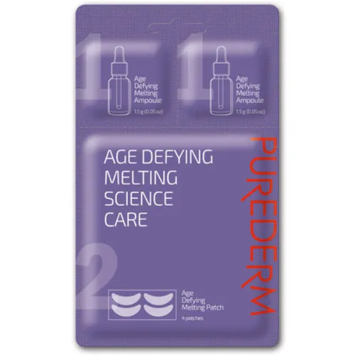 Маска та патчі для обличчя «антивік» Purederm Age Defying Melting Science Care