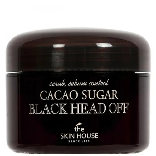 Сахарный какао-скраб для кожи лица The Skin House Cacao Sugar Blackhead Off, 50 мл.