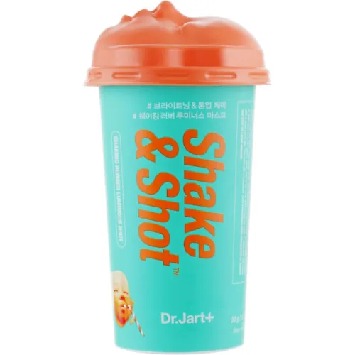 Осветляющая альгинатная маска для лица Dr.Jart+ Shake & Shot Shaking Rubber Luminous Shot, 50 г.