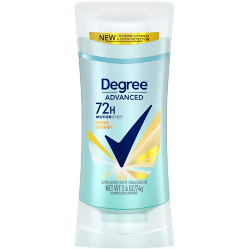 Антиперспірант для жінок «свіжа енергія» Degree MotionSense Invisible Solid Fresh Energy 72H Anti-perspirant, 74 г.