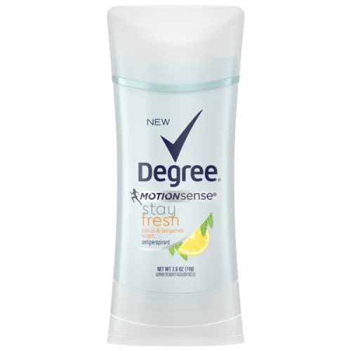 Антиперспірант для жінок «цитрус та бергамот» Degree MotionSense Stay Fresh Citrus & Bergamot Scent Anti-perspirant, 74 г.
