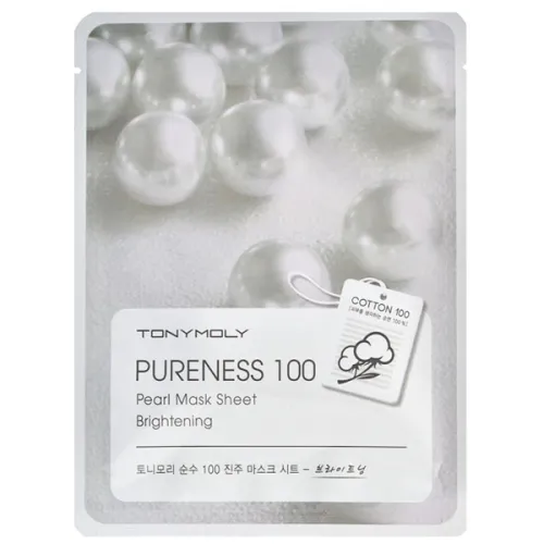 Тканинна маска для обличчя Tony Moly Pureness 100 Mask Sheet Pearl з екстрактом перлів, 21 мл.
