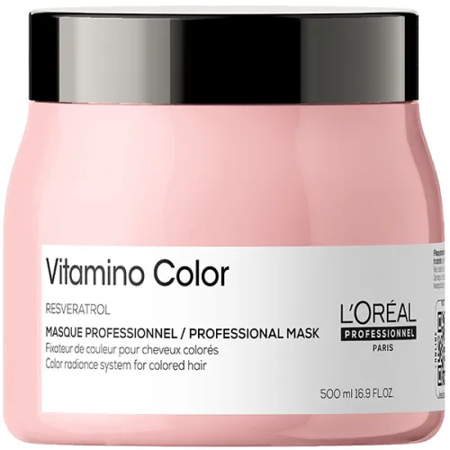 Маска для защиты цвета окрашенных волос L’Oreal Professionnel Serie Expert Vitamino Color Resveratrol Mask, 250 мл. - вид 2