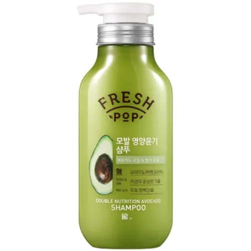 Живильний шампунь Fresh Pop Double Nutrition Avocado Shampoo з екстрактом вівса та олією авокадо, 500 мл.