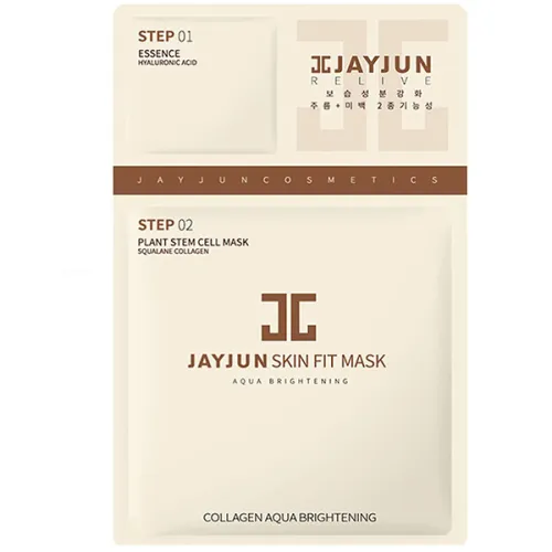 Двокроковий експрес-набір для пружності шкіри обличчя JayJun Collagen Skin Fit Mask, 25 мл.