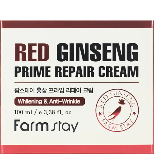 Антивозрастной восстанавливающий крем FarmStay Red Ginseng Prime Repair Cream, 100 мл. - вид 2