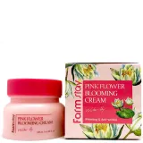 Крем для обличчя FarmStay Pink Flower Blooming Cream Water Lily з екстрактом водяної лілії, 100 мл.