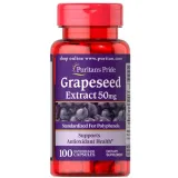 Антиоксидант Puritan’s Pride Grapeseed Extract на основі екстракту виноградних кісточок, 50 мг.