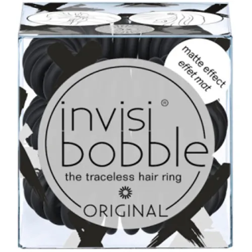 Резинка-браслет для волосся «чорна матова» Invisibobble Original Matte No Doubt