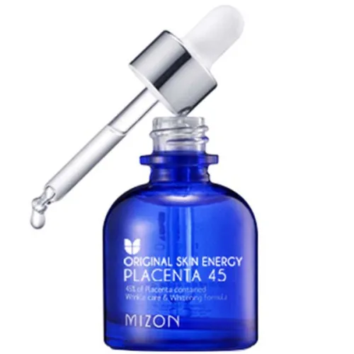 Омолаживающая плацентарная сыворотка для лица Mizon Original Skin Energy Placenta 45, 30 мл.