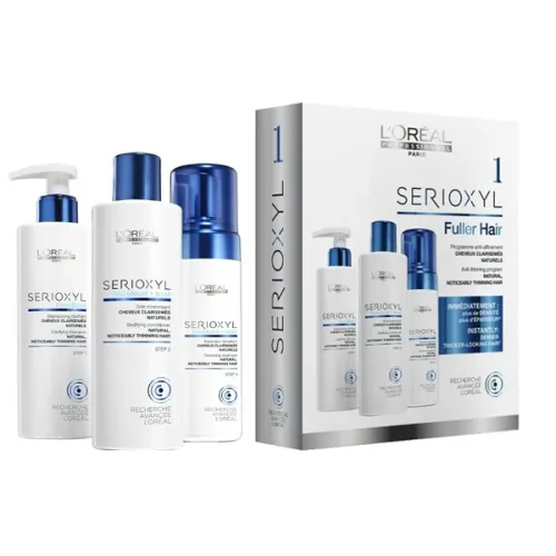 Набор средств для уплотнения нормальных волос L’Oreal Professionnel Serioxyl Fuller Hair Kit 1