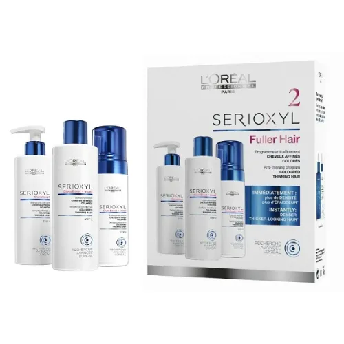 Набор средств для уплотнения окрашенных волос L’Oreal Professionnel Serioxyl Fuller Hair Kit 2