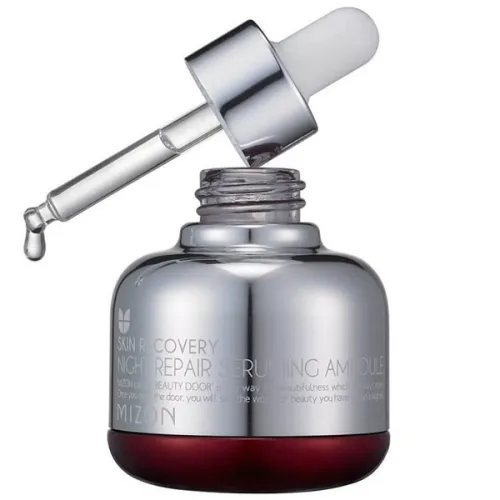 Ночная восстанавливающая сыворотка для уставшей кожи лица Mizon Skin Recovery Night Repair Seruming Ampoule, 30 мл.