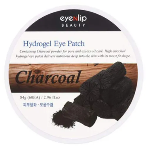 Гідрогелеві патчі під очі «деревне вугілля» Eyenlip Charcoal Hydrogel Eye Patch